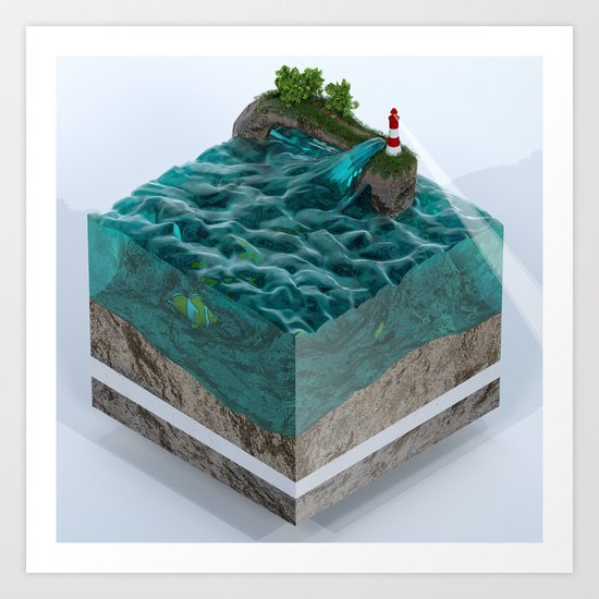 SEA Art Print