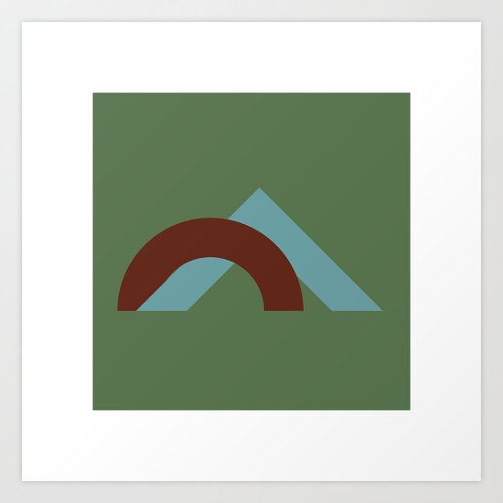 #40 Couple – Geometry Daily Art Print
