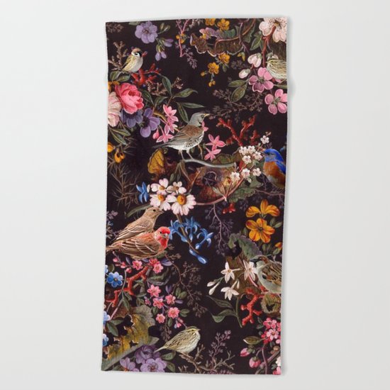Tiny Birds Beach Towel
