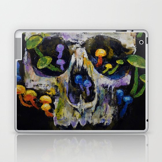 Mushroom Skull Laptop & iPad Skin