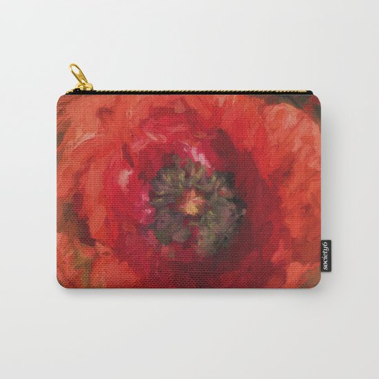 Poppy heart Carry-All Pouch