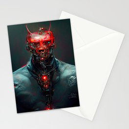 Cyber Devil Stationery Card