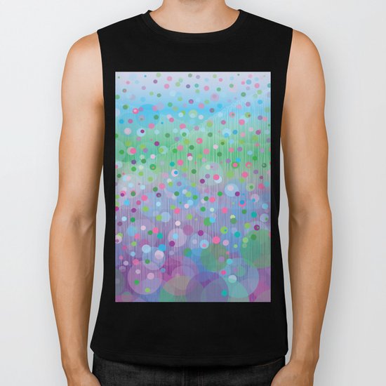 Colorful Rain Biker Tank