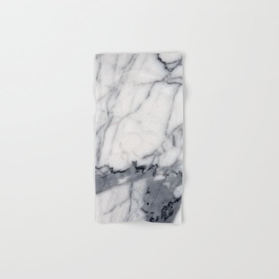 Carrara Marble Hand & Bath Towel