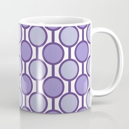 Retro-Delight - Simple Circles - Lavender Coffee Mug