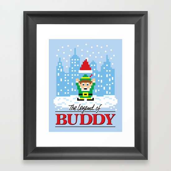 The Legend of Buddy Framed Art Print