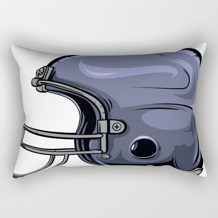 Gridiron Football Helmet Rectangular Pillow by Aaron-H