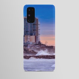 Argentina Photography - Huge Waves Hitting The Argentine Ocean Shore Android Case