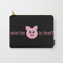 what the heo is that? Carry-All Pouch | Animal, Graphic Design, Comic, Funny 