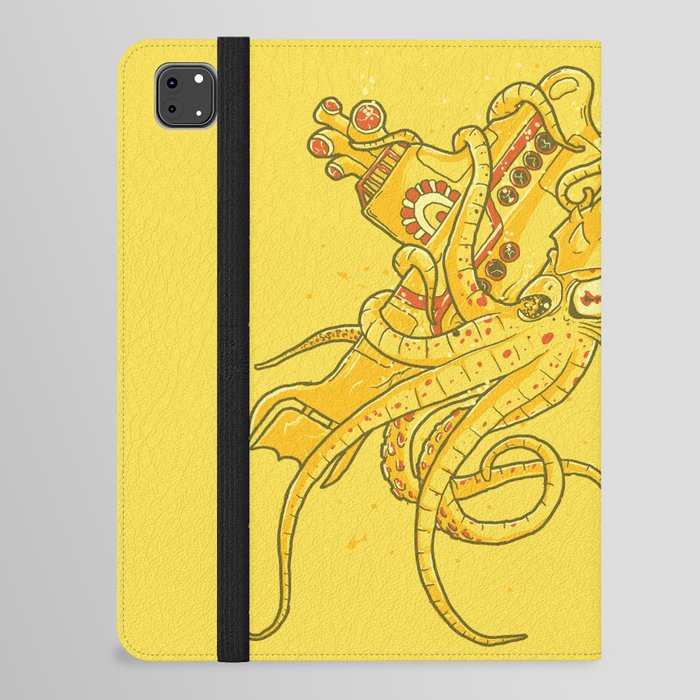the Yellow Kracken iPad Folio Case
