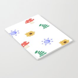 Cute Plants Pattern Notebook