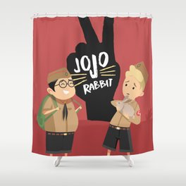 Jojo Rabbit Shower Curtain