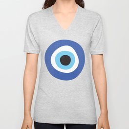 Evil Eye Symbol V Neck T Shirt