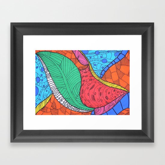 100% misunderstood Framed Art Print