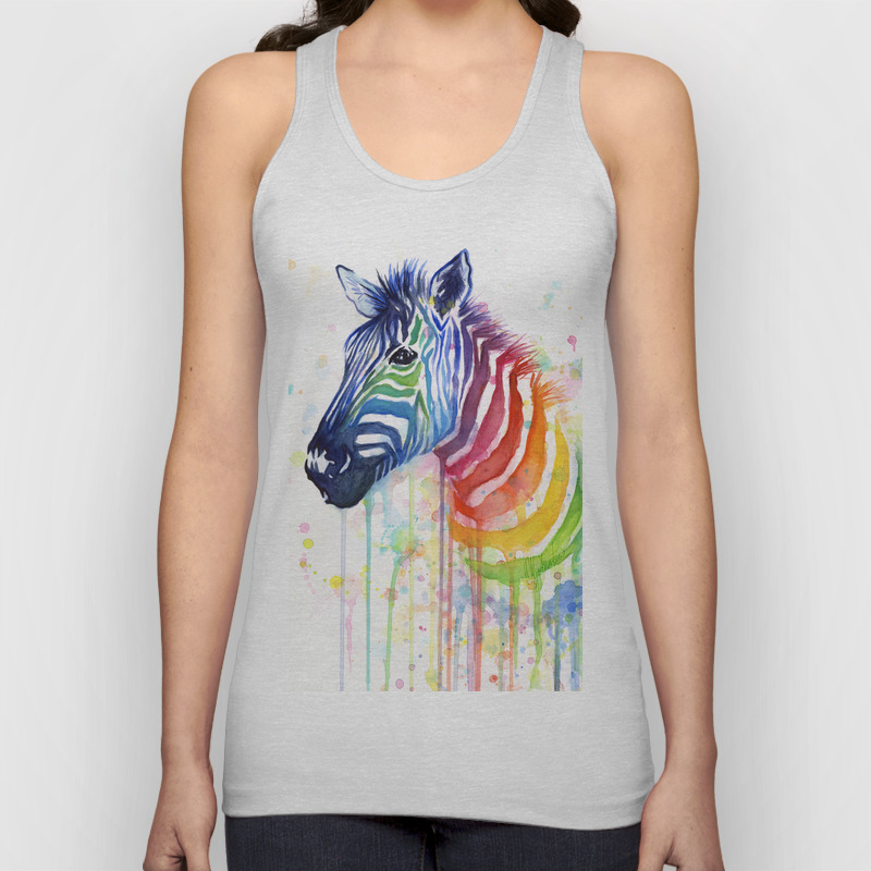 Zebra Watercolor Rainbow Animal Painting Ode To Fruit Stripes Unisex Tank Top By Olechka Society6 In honor of these fruit carts and their vendors, check out our photographer nanette gonzales' stunning slideshow: society6