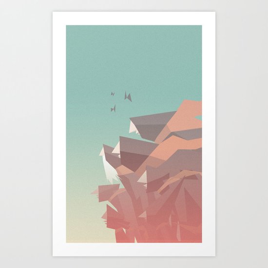 Between Bears Art Print