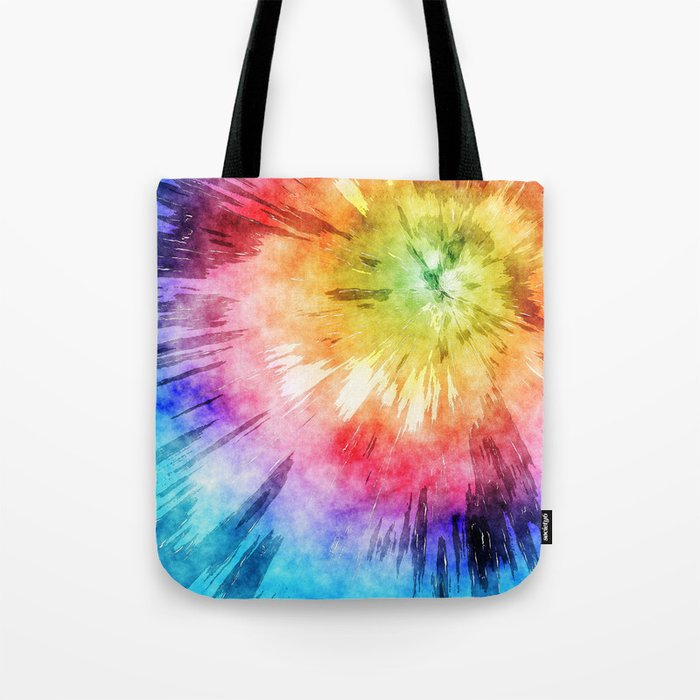 Tie Dye Watercolor Tote Bag By Perkinsdesigns Society6 Tie Dye Watercolor Tote Bag