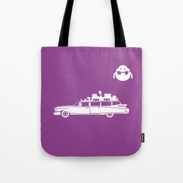 Ecto-1 Ghostbusters car Tote Bag