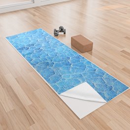 Underwater Blue Yoga Towel