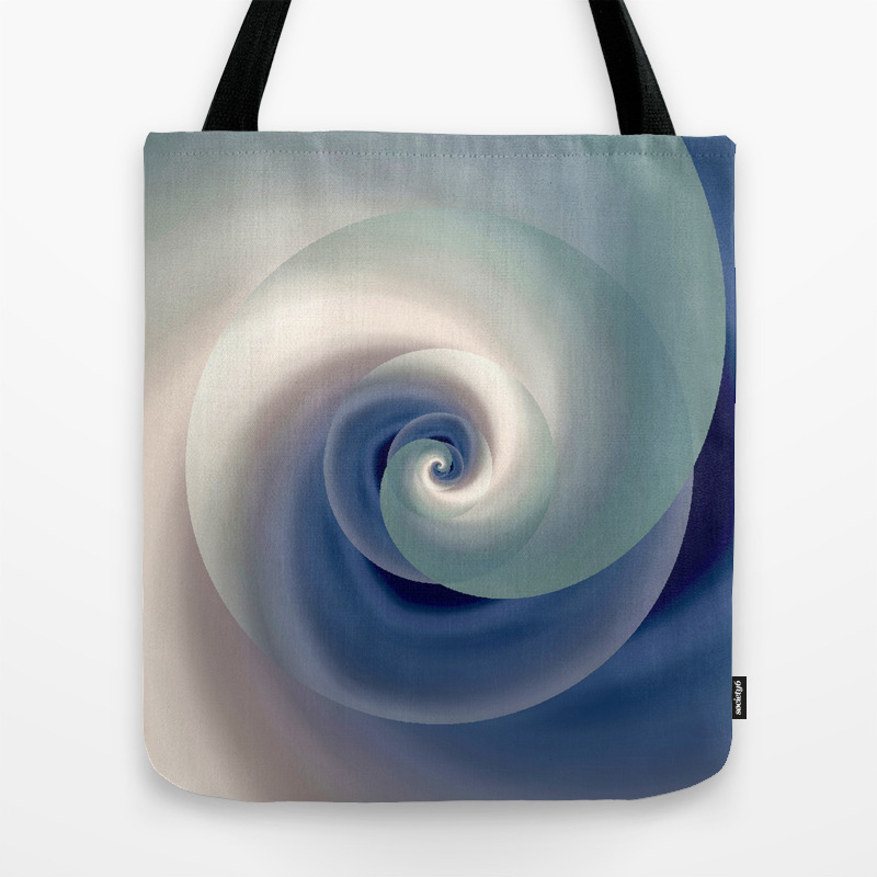Whirlwind Abstract 3d Digital Art Tote Bag