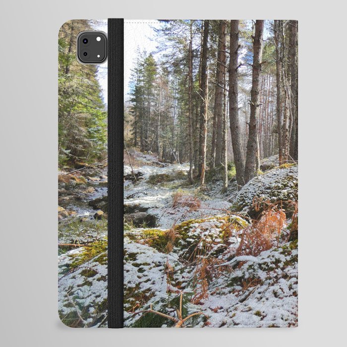 Scottish Highlands Nature Trail in Early Spring Time  iPad Folio Case