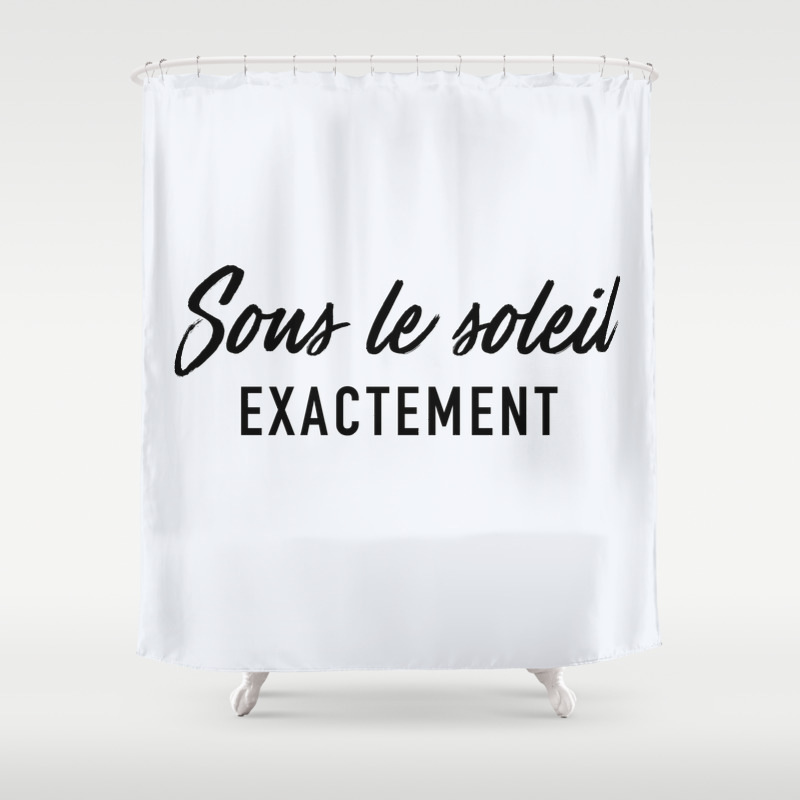 95 Under The Sun Exactly Shower Curtain By Motsfrancais Society6