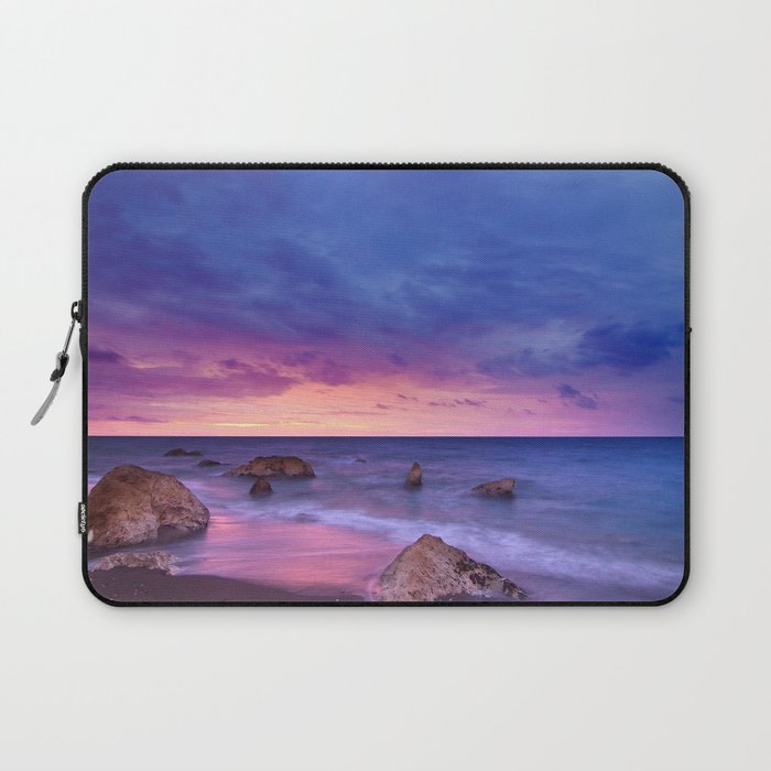 Purple Ocean Laptop Sleeve