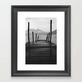 Along Lake Atitlan Framed Art Print