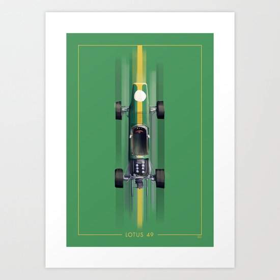 Lotus 49 Art Print