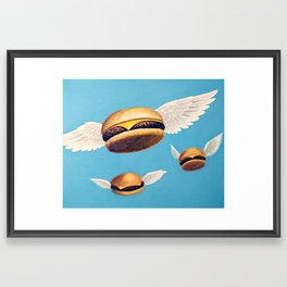 Burger Heaven Framed Art Print
