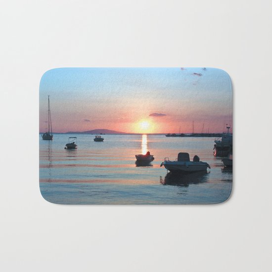 Little Port of Croatia Bath Mat