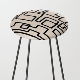 Abstract Line Movement 15 Counter Stool