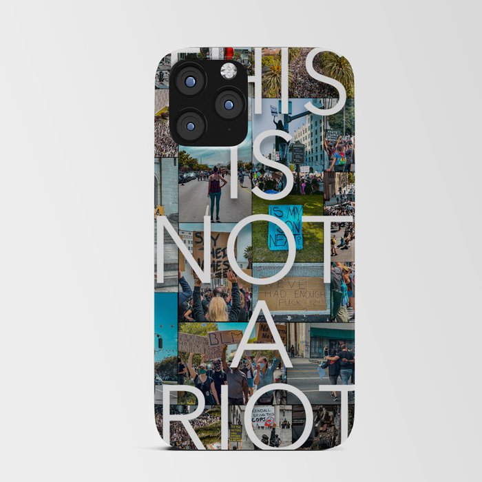 THIS IS NOT A RIOT by ArtAboveReality iPhone Card Case