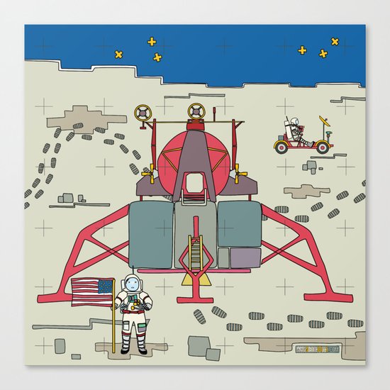 Moon Lem 1969 Canvas Print