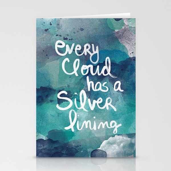 every cloud Stationery Cards