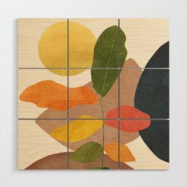 Colorful Branching Out 19 Wood Wall Art