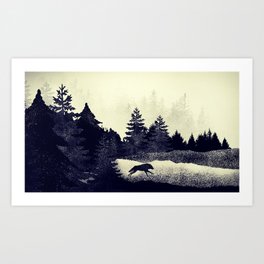 Hour of the Wolf Art Print