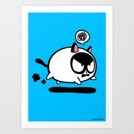 Siroo the cat 04 Art Print