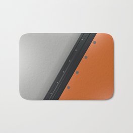 Colored plate with rivets Bath Mat | Iron, Texture, Sheet, Space, Hard, Metallic, Render, Stainless, Graphicdesign, Abstract 