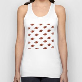 American Football Sports Fan Pattern Unisex Tank Top