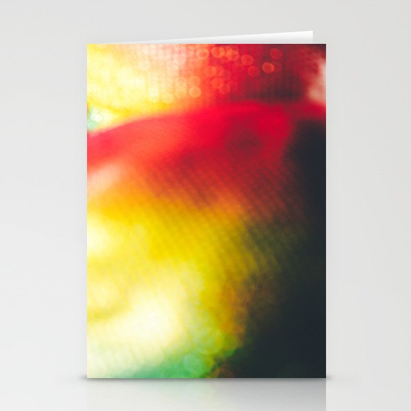 Blurry rainbow Stationery Cards
