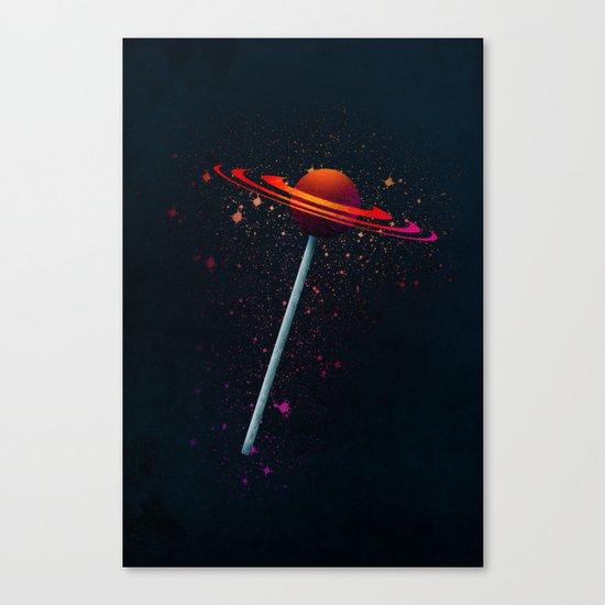 planet lollipop Canvas Print
