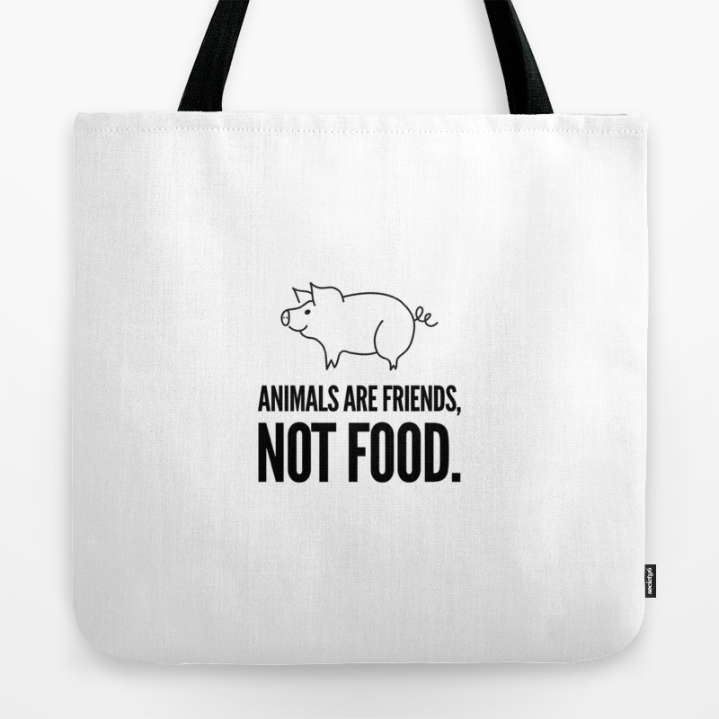 vegetarian gift animal lovers gift vegan gift Friends Not Food Placematfriends not food gift