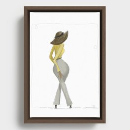 Curvy Girl Madrid Framed Canvas