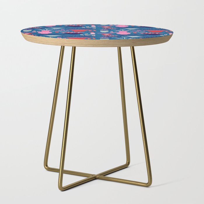 Plant Lady Paradise – Blue & Pink Side Table