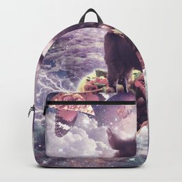 Space Sloth Riding Llama Unicorn - Pizza & Taco Backpack