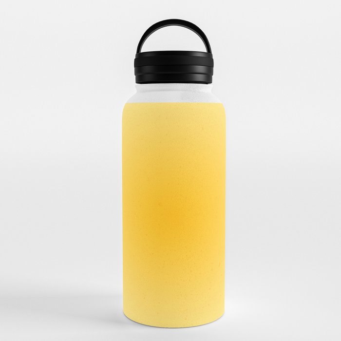 Yellow Gradient Aesthetic Sunshine Water Bottle by trajeado14