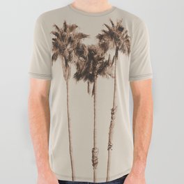 Palm Trees Earthy Vibes #1 #wall #decor #art #society6 All Over Graphic Tee