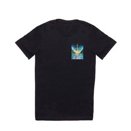 The Paddle Out T Shirt | Kauai, Painting, Love, Blm, Peace, Light, Water, Ocean, Mountains, Acrylic 