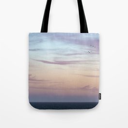 Ocean Beach sunset swirl Tote Bag